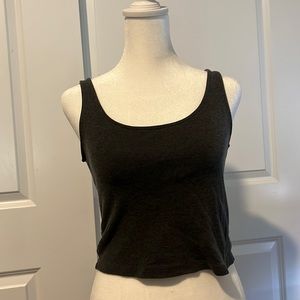Brandy Melville Grey Tank Top One Size
